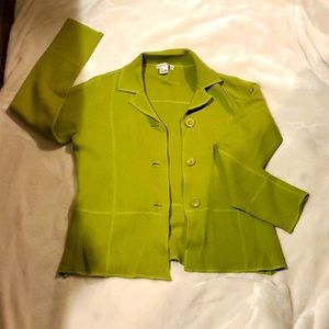 Grass green blazer